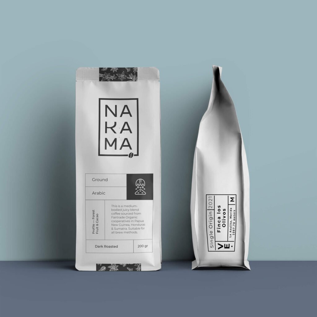 Coffee pouch ground bean