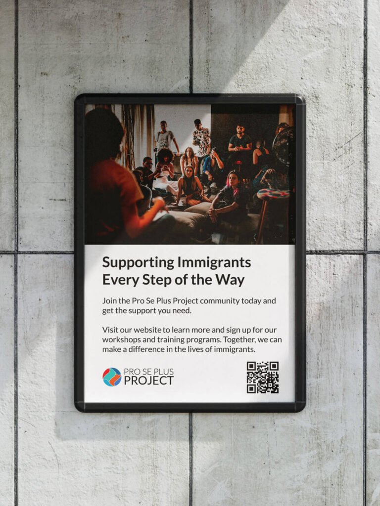 Pspp Poster showing people on a conference